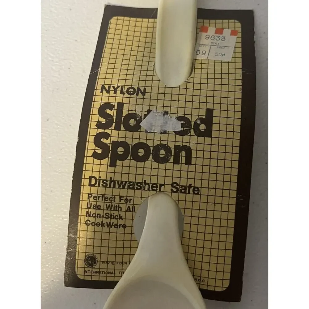 Vintage Nylon Slotted Spoon and Basring SpoonSpoon 2